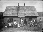 Monson, Rural Family circa 1900 Glass plate 26