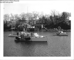 Draggers Moored in a Maine Harbor