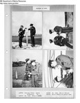 Warden Flaherty posting clam flats in 1956 in Wells, Wardens Rice and White checking lobsters, and on patrol boat
