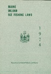 Maine Inland Ice Fishing Laws : 1974