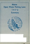 Maine Open Water Fishing Laws 1973 Summary