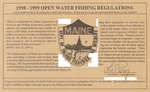 1998-1999 Maine Open Water Fishing Regulations
