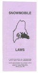 Maine Snowmobile Law, 1992