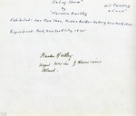 End of the Storm Back of Photograph