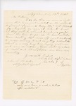 Letter to John Hodsdon, July 18, 1862 by Oliver Butler
