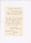 Letter to John Hodsdon from Stephen W. Laughton, August 18, 1862 by Stephen W. Laughton