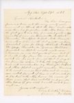 Letter to John Hodsdon Regarding Quota, September 29, 1862