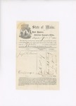 Quota receipt, April 8, 1864 by Adjutant General