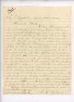 Letter to John Hodsdon, April 28, 1864 by A. H. Wentworth