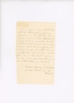 Letter from Town of Washington Relinquishing Quota Claim on Calvin Burkett, August 12, 1864 by William Young and James Burns
