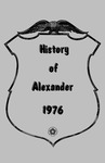 History of Alexander, Maine 1976 by Alexander, Crawford Extension Women's Group and Ruth E. Dwelley