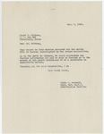 Reply to letter from Lloyd H. Stitham, December 9, 1940.