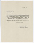 Reply to letter from William W. Eustis, December 9, 1940.