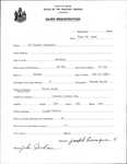 Alien Registration- Levesque, Joseph (Enfield, Penobscot County)