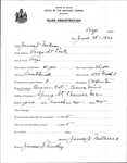 Alien Registration- Millner, James J. (Veazie, Penobscot County) by James J. Millner