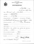 Alien Registration- White, Fred J. (Patten, Penobscot County)