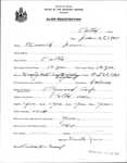Alien Registration- Jones, Kenneth (Patten, Penobscot County)