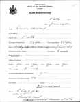 Alien Registration- Michaud, Dennis (Patten, Penobscot County) by Dennis Michaud