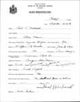 Alien Registration- Michaud, Paul T. (Patten, Penobscot County) by Paul T. Michaud