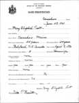 Alien Registration- Trott, Mary Elizabeth (Vanceboro, Washington County)