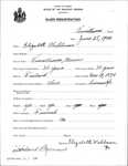 Alien Registration- Wahlman, Elizabeth (Vinalhaven, Knox County)