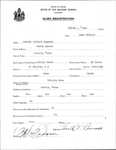 Alien Registration- Bonness, Gerald W. (Calais, Washington County)