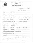 Alien Registration- Ojanpera, John (Rockland, Knox County)