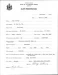 Alien Registration- Colins, Tony (Rockland, Knox County)