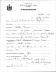 Alien Registration- Wyman, Gerald Keedwell S. (Canton, Oxford County)