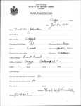 Alien Registration- Johnston, Fred W. (Argyle, Penobscot County)