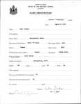 Alien Registration- Fisher, John (Webster Plantation, Penobscot County)