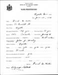 Alien Registration- Fortin, David M. (Augusta, Kennebec County) by David M. Fortin
