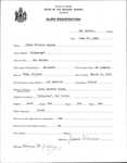 Alien Registration- Craven, James P. (Bar Harbor, Hancock County)