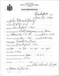 Alien Registration- Barry, John E. (Bucksport, Hancock County)