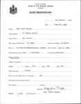 Alien Registration- Daigle, Mary J. (Bar Harbor, Hancock County)