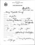 Alien Registration- Varney, Mary Elizabeth (Danforth, Washington County)