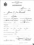 Alien Registration- Macdonald, James C. (Lubec, Washington County)