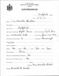 Alien Registration- Burton, Mrs. Harold (Oakfield, Aroostook County)