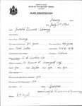 Alien Registration- Spinney, Joseph Lenard (Newry, Oxford County)