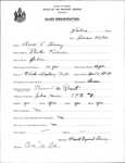 Alien Registration- Kinney, Harold R. (Lubec, Washington County)