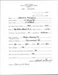 Alien Registration- Thompson, Albert W. (Portland, Cumberland County) by Albert W. Thompson