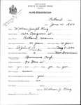 Alien Registration- King, William J. (Portland, Cumberland County)
