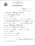 Alien Registration- Morris, Warren S. (Portland, Cumberland County) by Warren S. Morris