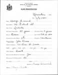Alien Registration- Diamond, George (Lewiston, Androscoggin County)