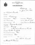 Alien Registration- Parent, Albert (Roxbury, Oxford County)