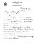 Alien Registration- Wesnosky, Mrs. Joseph (Roxbury, Oxford County)