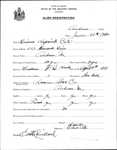 Alien Registration- Cote, Diana (Auburn, Androscoggin County)