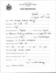 Alien Registration- Maxcey, Mrs. Harold R. (Portland, Cumberland County)