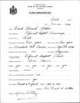 Alien Registration- Watson, Frank A. (Beals, Washington County)