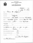 Alien Registration- Sappier, Clara M. (Hodgdon, Aroostook County)